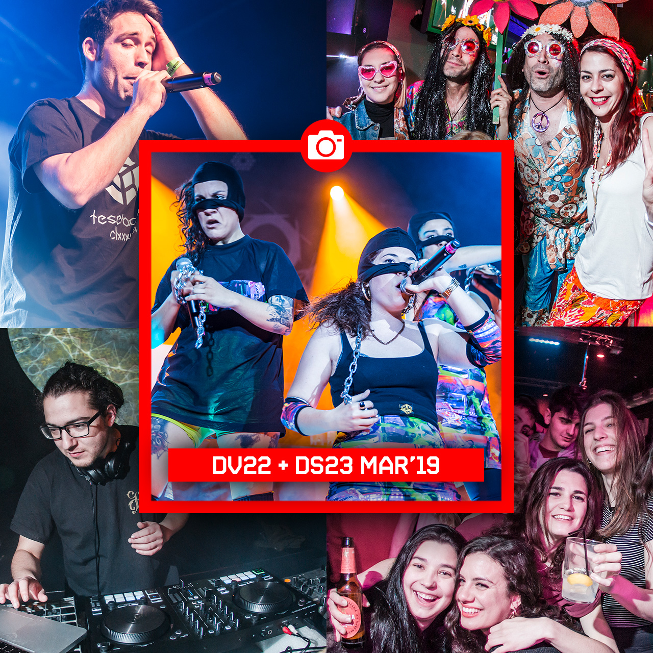 DV22 + DS23 MAR'19 // TRIBADE + TESERACTO186 + FLOWER POWER